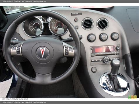 Ebony Interior Dashboard for the 2007 Pontiac Solstice GXP Roadster #76298821 | GTCarLot.com