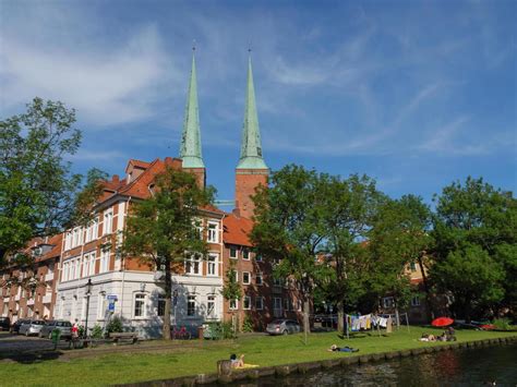 Luebeck,germany,2020-The city of Luebeck at the baltic sea in germany ...