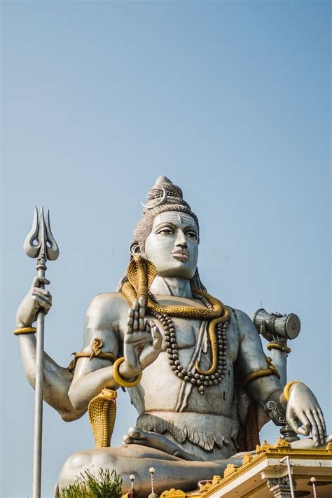 Famous Lord Shiva Statue in Gokarna Village, Karnataka State, India. Stock Photo - Image of ...