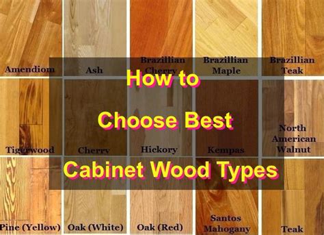 How to Choose Best Cabinet Wood Types