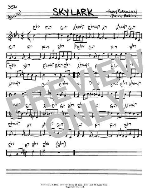 Skylark | Sheet Music Direct