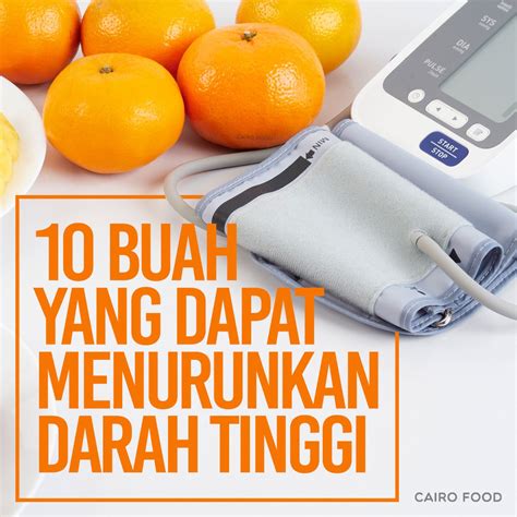 10 Buah Yang Dapat Menurunkan Darah Tinggi - Cairo Food