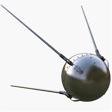 3d sputnik 1 model