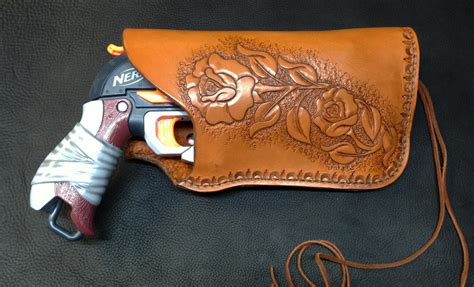 Western Styled Nerf Gun Holster - Hammershot by SonsOfPlunderLeather on ...