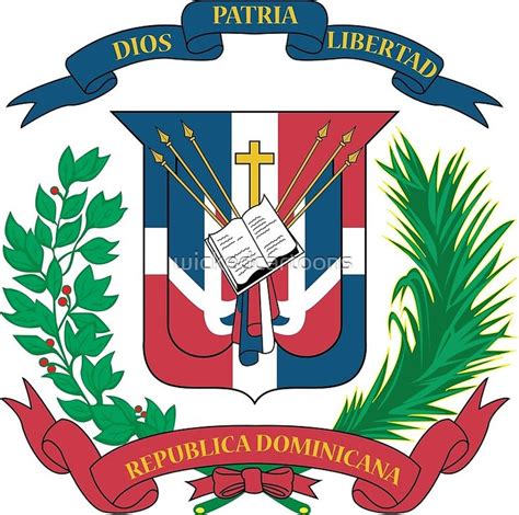 The coat of Arms of the Dominican Republic. • Millions of unique designs by independent artists ...