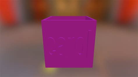 Name box - 3D model by pixelacademy [a0e67f5] - Sketchfab