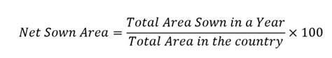 Difference Between Net Sown Area and Gross Cropped Area - Pan Geography