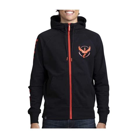 Team Valor Pokémon GO Teams Zip-Up Hoodie - Adult | Pokémon Center UK ...