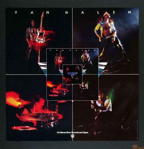 Van Halen self titled 1978 Debut Album Promo Vintage Poster 23x23 with ...