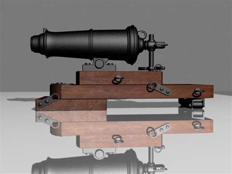 3ds carronade naval gun cannon