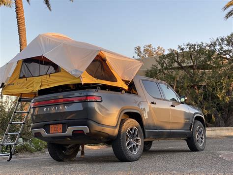 First Yakima products (bed tent) for Rivian teased by RJ | Rivian Forums - #1 Community for ...