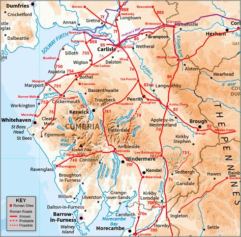 Roman Roads in Cumbria