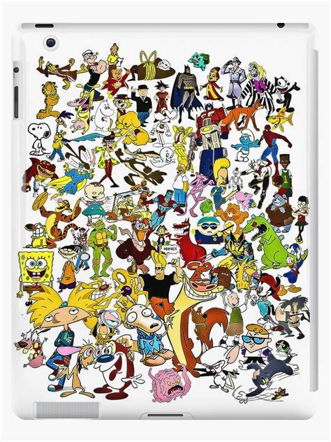 "90s cartoons 80s classic tv kids" iPad Case & Skin for Sale by ...