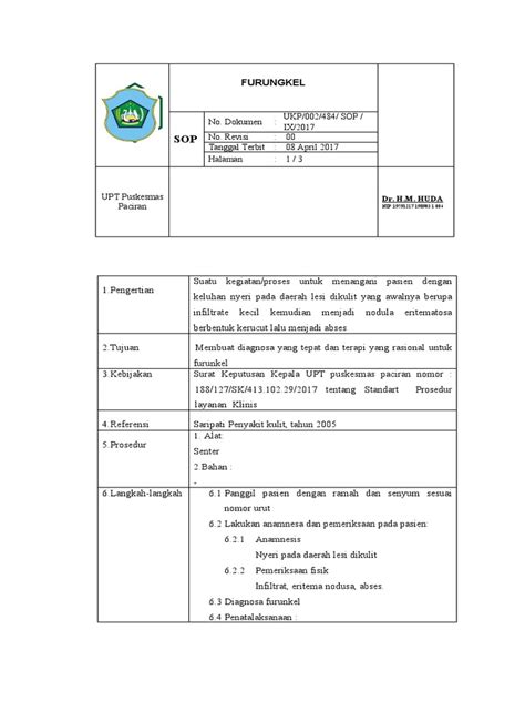 Furunkel Treatment | PDF