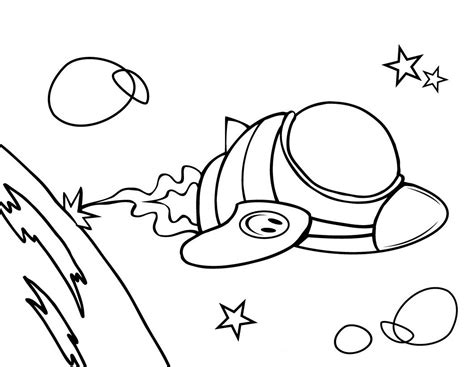 Free Printable Spaceship Coloring Pages For Kids