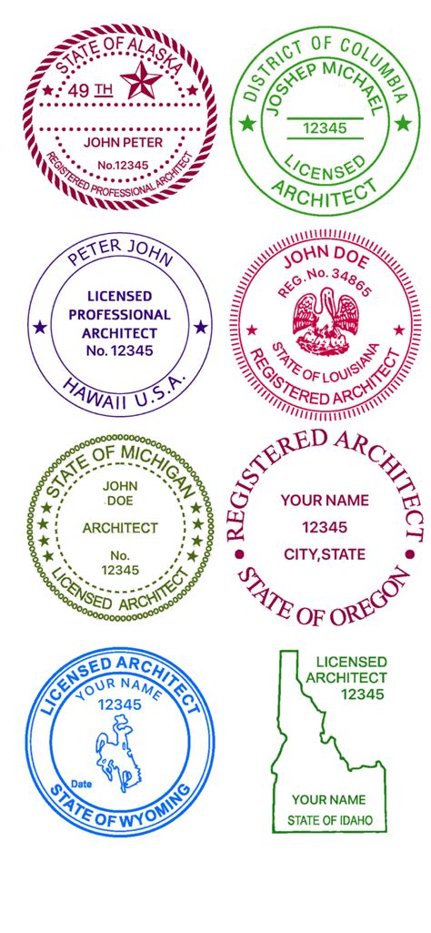 Download Architect Seal – Custom Stamps Online | Download Digital Seals Free