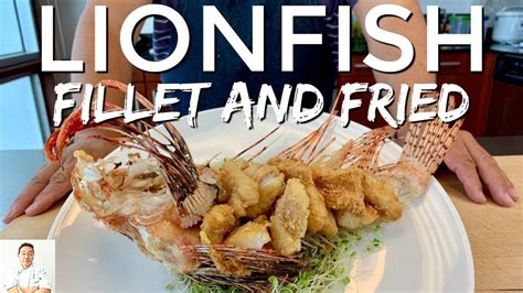 Whole Fried Lionfish | Clean, Fillet, Fry - YouTube