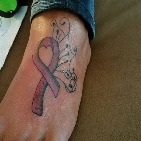 65+ Best Cancer Ribbon Tattoo Designs & Meanings - (2019)