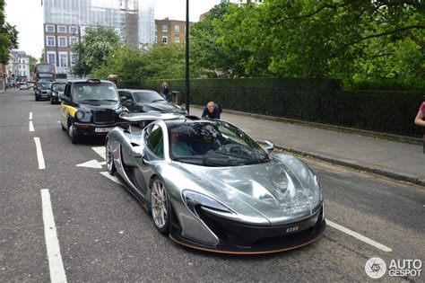 Silver Chrome McLaren P1 Spotted In London