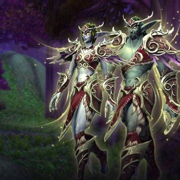 WoW Night Elf Heritage Armor Boost, Kaldorei Protector’s Adornment ...