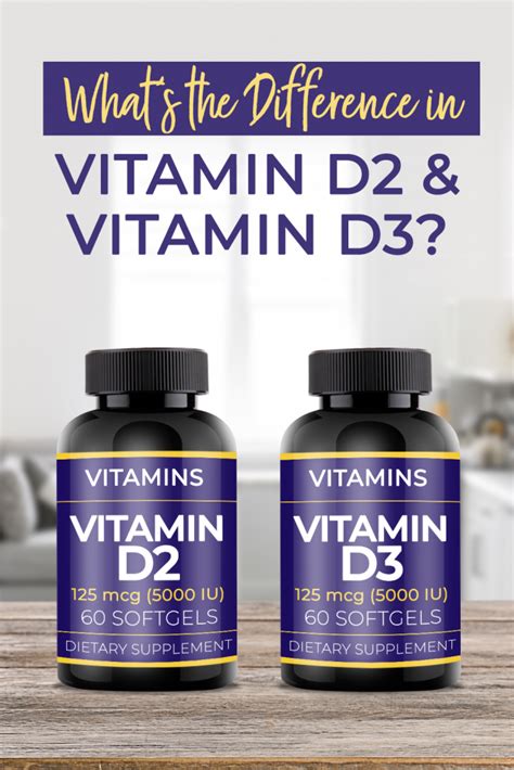 What's the Difference in Vitamin D2 and Vitamin D3? : ObesityHelp