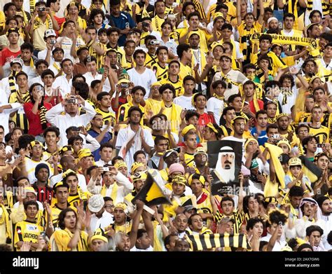 Fans of Al Nassr Saudi Football Club, Saudi Arabia Stock Photo - Alamy