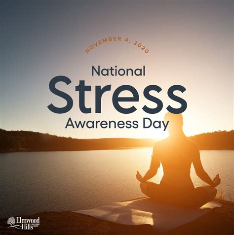 National Stress Awareness Day | Elmwood Hills Healthcare Center Blog