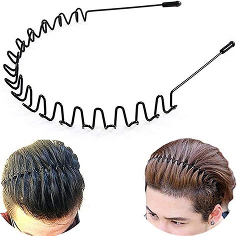 bodbop Metal Hair Band for Men Headband Women Hair Bands Men Unisex ...