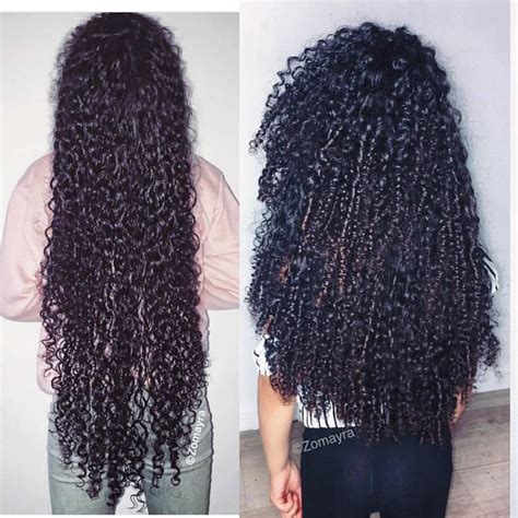 Wet & Dry @zomayra #longcurlyhair | Curly hair beauty, Grow long hair ...