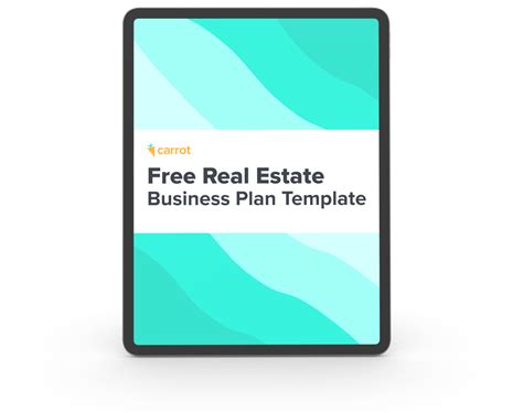 Free Real Estate Business Plan Template | Carrot