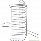 Chimney Coloring Page For Kids  Free Printable Pages sketch template