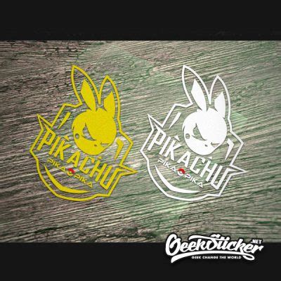 Cool Pikachu Car Decal Sticker Waterproof Reflective Exterior Decals ...