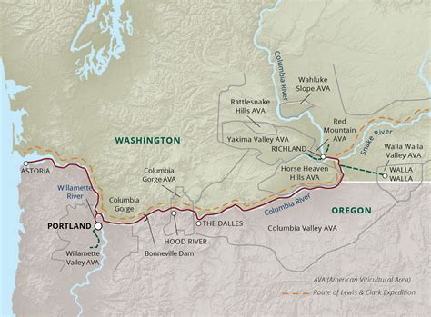 Upper Columbia River Map