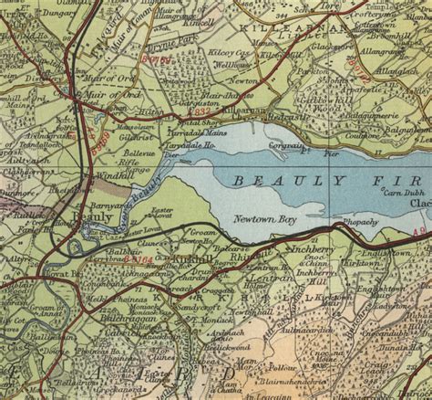 Beauly Firth Map