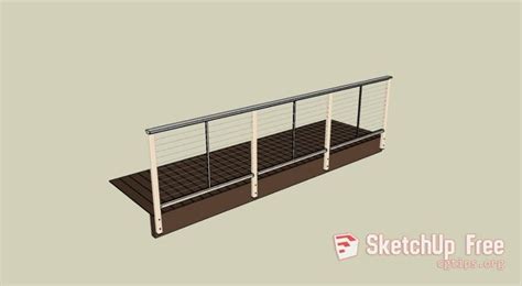 186 Railing Sketchup Model Free Download | Railing, Sketchup model, Free download