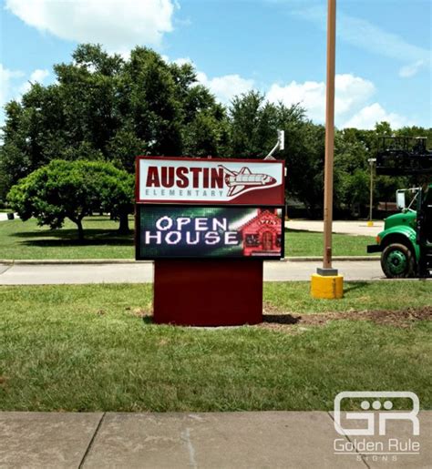 School Marquee Signs | LED School Signs | Golden Rule Signs