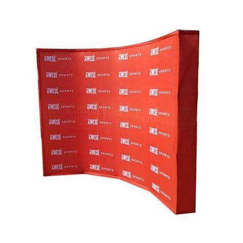 3.75m x 2.25m Curved Banner Wall – 0861banner