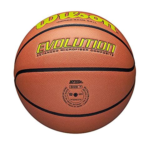 WILSON Evolution Game Basketball, Yellow, Intermediate Size - 28.5 ...