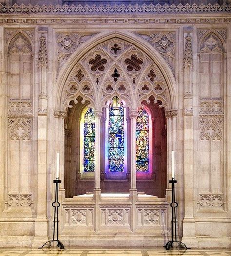 Stained glass windows at the Washington National Cathedral in ...