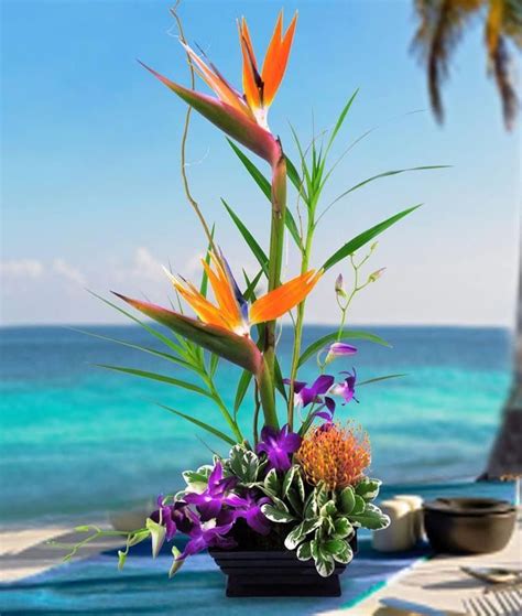 Pin on Tropical Flower Arrangements