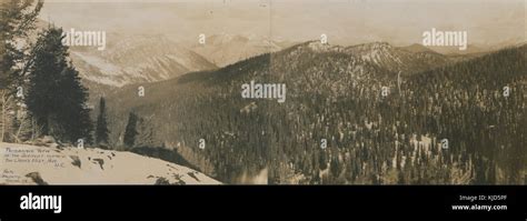 Panoramic view of the scenery along the Crow's Nest Pass, British Columbia (HS85 10 20124 Stock ...