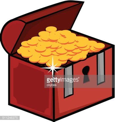 Chest Of Gold Vectorchest Of Gold Vector Stock Clipart | Royalty-Free | FreeImages