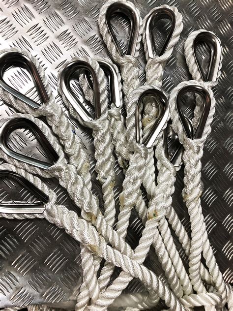 Thimble splices with dyneema® rope | Concabos