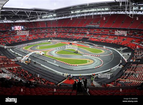 Race of Champions 2008 at Wembley Stadium Stock Photo - Alamy