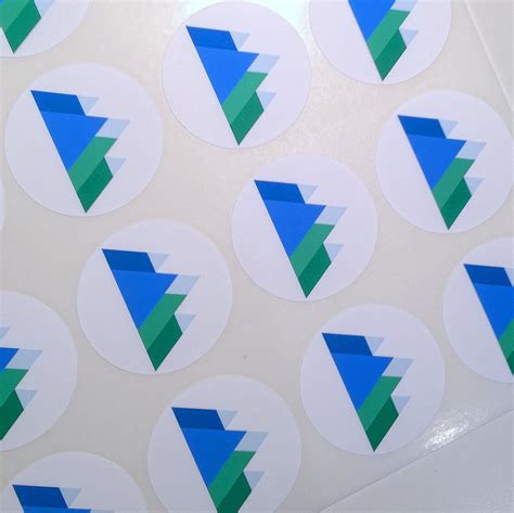 Round Custom Stickers, Custom Image Sticker, Business Logo Stickers ...