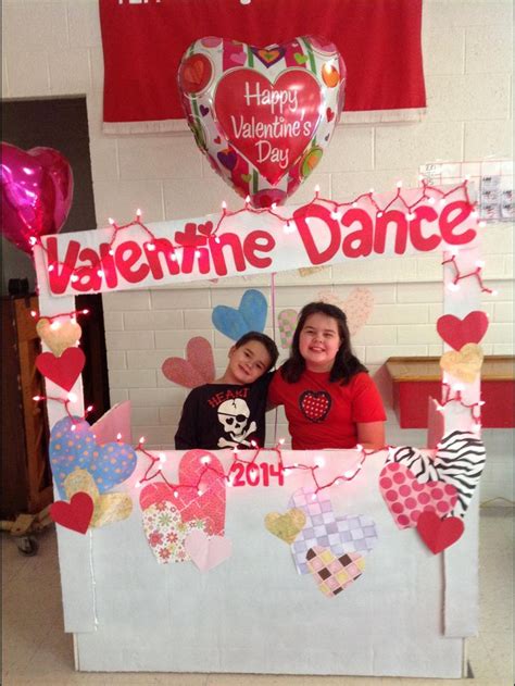 2014 Valentine Dance photo booth for Elementary School | Valentines school, School dance ...