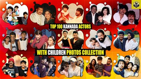 Top 100 Kannada Actors With Their Children😍 2020 | Kannada Hero ...