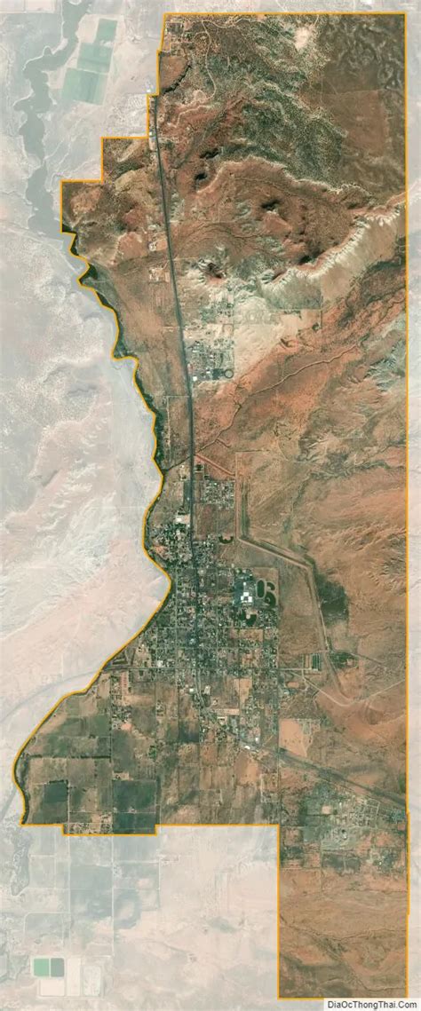 Map of Fredonia town, Arizona