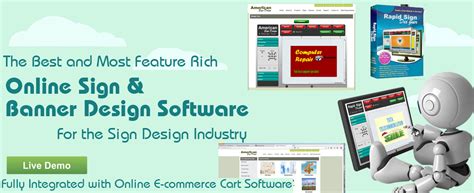 Online Sign and banner design software for the printing, sign and banner design industry