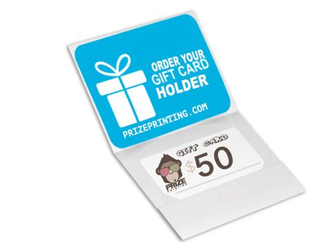 Gift Card Holder Printing